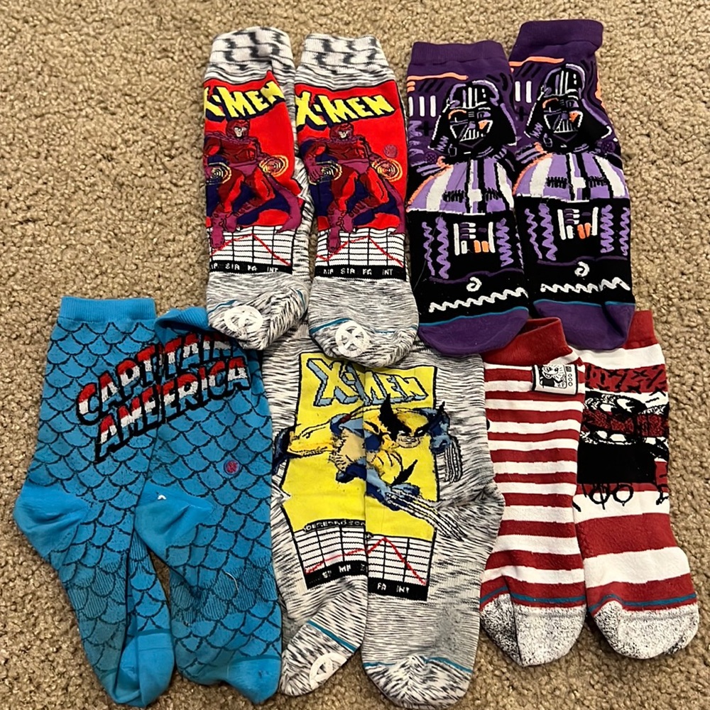 Stance boys socks x 5 pairs - Size L